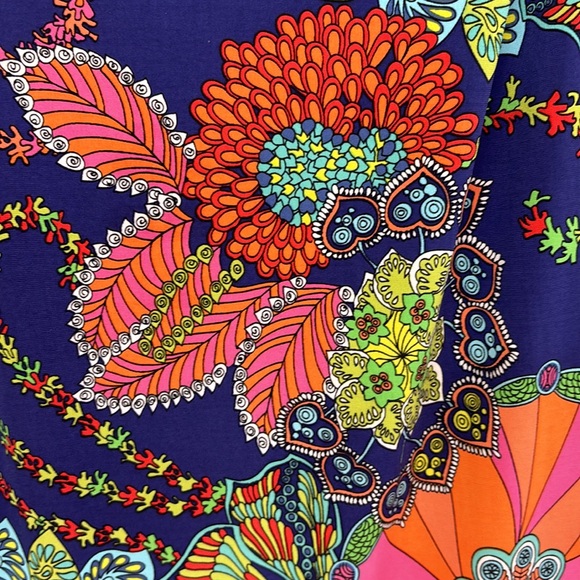 Trina Turk 8 colorful dress - Picture 2 of 5